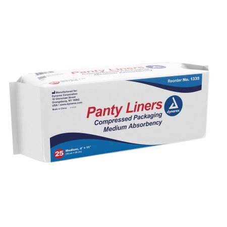 Panty Liners Square End w/Adhesive Tab
