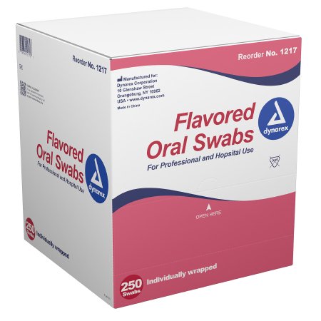 Flavored Oral Swabsticks with Dentifrice